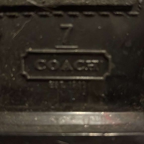 Coach black boots size 7 // worn a few times - Picture 3 of 4